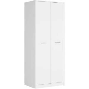 BRW Двукрилен гардероб nepo plus szf2d бяло