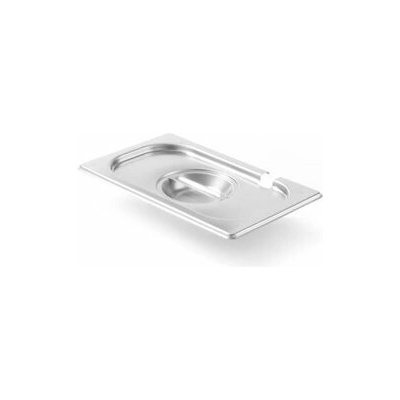 Veko pre nádoby GN s výrezom pre naberačku, HENDI, Kitchen Line, GN 1/4, 265x162mm 806951H