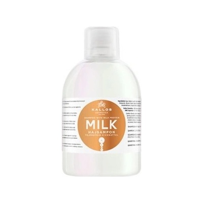 Kallos Milk šampón pre suché a poškodené vlasy 1000 ml