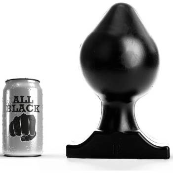 Image 1 of Анален разширител, приятно заоблен, 23см. - All Black Anal Plug (D-222829)