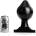 Анален разширител, приятно заоблен, 23см. - All Black Anal Plug (D-222829)