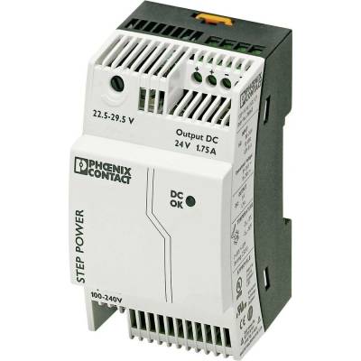 Phoenix Contact STEP-PS/1AC/24DC/1.75 sieťový zdroj na montážnu lištu (DIN lištu), 24 V/DC, 1.9 A, 42 W, výstupy 1 x