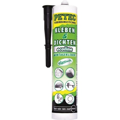 Petec 94729 Lepicí a těsníci hmota černá 290 ml
