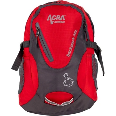 Acra BA20-CRV Backpack 20l červený