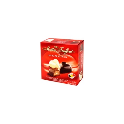 MAITRE TRUFFOUT BELGICKÉ PRALINKY SRDCE 45 g