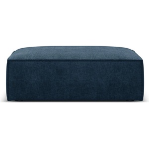 Mazzini Sofas Тъмносиня шенилова табуретка Vanda - Mazzini Sofas (MAZ_POUF_142_F1_VANDA6)
