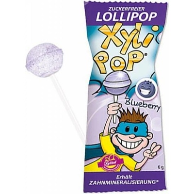 Miradent Xylipop s borůvkovou příchutí 6 g