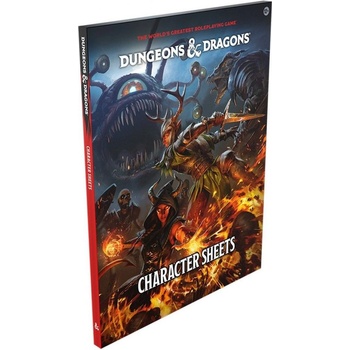 Wizards of the Coast Допълнение за ролева игра Dungeons & Dragons - Character Sheets 2024 (BGRP0000471N)