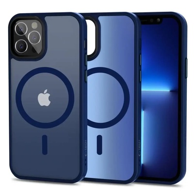 Tech-Protect Кейс Tech-Protect MagMat MagSafe за iPhone 12 / 12 Pro, матово тъмносиньо (9490713933084)