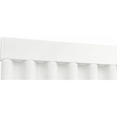 KovovégarnýžeCZ Kolejnice Squerino wave bílá lesklá 151-200cm
