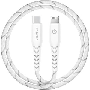 ENERGEA Nyloflex кабел MFI 1.5m, бял (Ene000004)