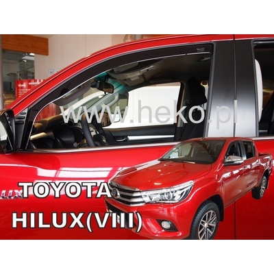 Deflektory Toyota Hilux, 2016 predné