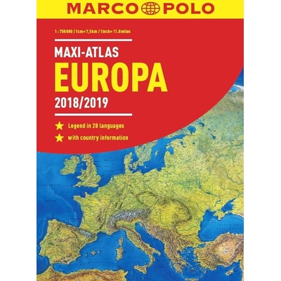MAXI ATLAS Evropa 2018/2019 1:750 000