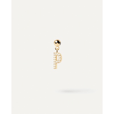 PDPaola Pozlacený přívěsek "P" Charms CH01 065 U