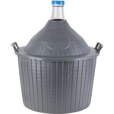 Demižón Strend Pro Cada Inco, 54 lit. skleněný demižon na víno a kořalku, plastový kryt ST221407