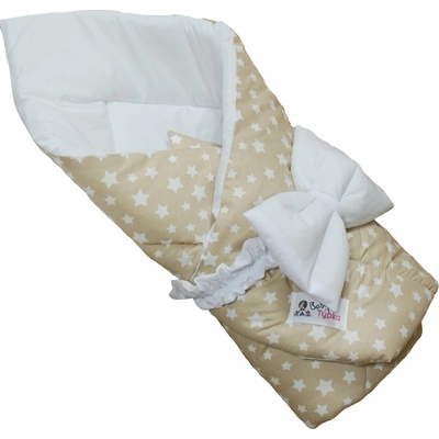 BabyTýpka Zavinovačka stars beige