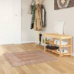 vidaXL Каса за килим MARSA Бежово и златисто 100 x 100 cm (42023314)