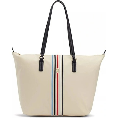 Tommy Hilfiger kabelka cez rameno Poppy Tote Corp. /Béžová