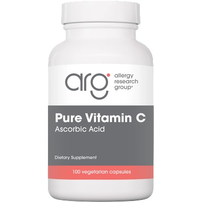 Allergy Research Group Чист витамин С на капсули - 100 вег. капсули