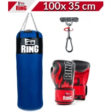 Ring Sport boxovací SET, pytel 100 x 35 cm 25 kg