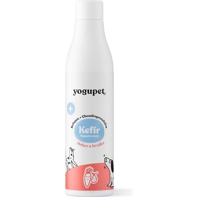 Yogupet kefír pre psy a mačky s kĺbovou výživou hruškou a mrkvou 200 g