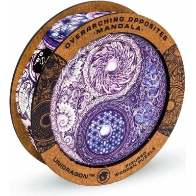 UNIDRAGON Dřevěné mandala overarching opposites M 200 dílků