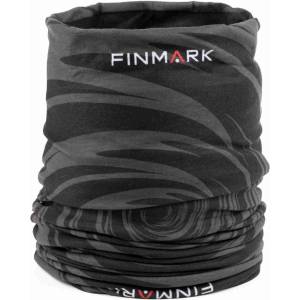 Finmark Multifunkční šátek s flísem черно, сиво, бяло (FSW-341)