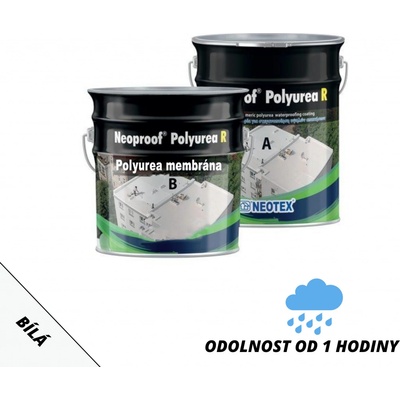 NEOTEX NEOPROOF POLYUREA R - polymočovinová hydroizolace Balení: 19 kg, Barva: Bílá