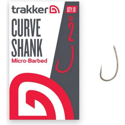 Trakker Curve Shank Hooks Micro Barbed vel.2 10 ks