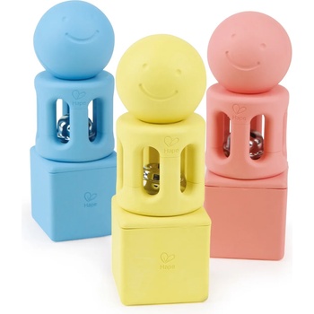 Image 1 of HaPe International Детска играчка HaPe International - Дрънкалка геометрични фигури (H0456)