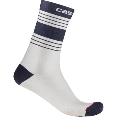 Castelli SIMBOLO 15 ponožky bielabelgická modrá