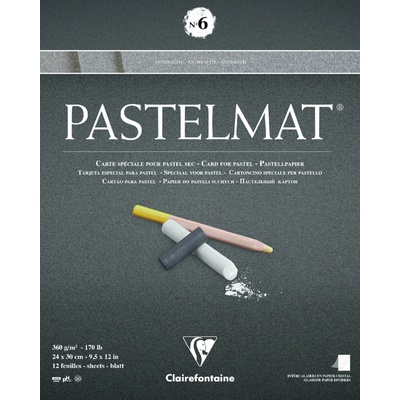 Clairefontaine Blok Pastelmat No.6 24 x 30 cm 12 listov 360 g