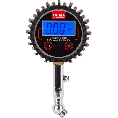 Amio Digitální pneuměřič 17 BAR s otočnou hlavicí, resetovacím ventilem | Zboží Auto