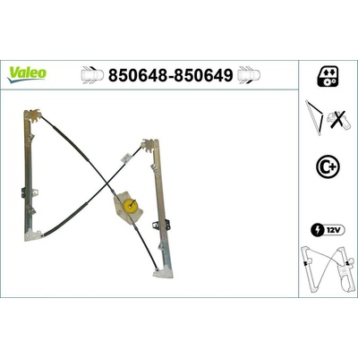 Zvedací zařízení oken VALEO 850648