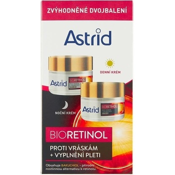 Astrid Bioretinol denní pleťový krém Bioretinol Day Cream SPF10 50 ml + noční pleťový krém Bioretinol Night Cream 50 ml darčeková sada