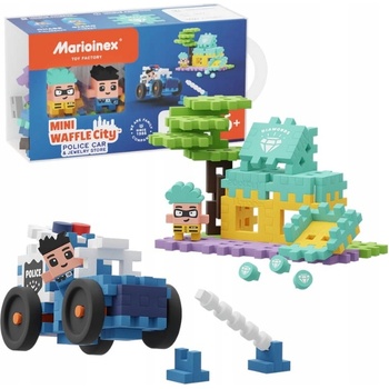 Marioinex Mini wafle Policejní auto a klenotnictví