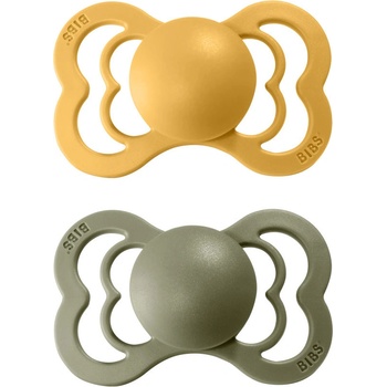 Bibs Couture ortodontický kaučuk 2ks Honey Bee Olive 1800301