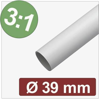 Quadrios 25CA636 zmršťovacia bužírka s lepidlom biela 39 mm 13 mm Pomer zmrštenia:3:1 metrový tovar
