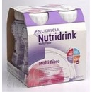 NUTRIDRINK MULTIFIBRE jahodová príchuť 4 x 200 ml