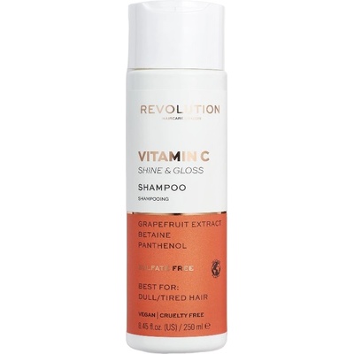 Revolution Beauty Vitamin C Шампоан за блясък, 250 ml