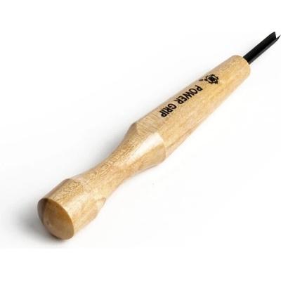 Japonské řezbářské mini-dláto MIKISYO Power Grip s V čepelí - 3 mm