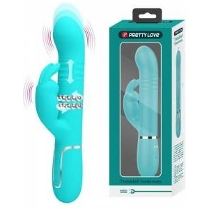 Boss of Toys Pretty Love Coale Aqua Green Dual-Motor Intimate System with Beads