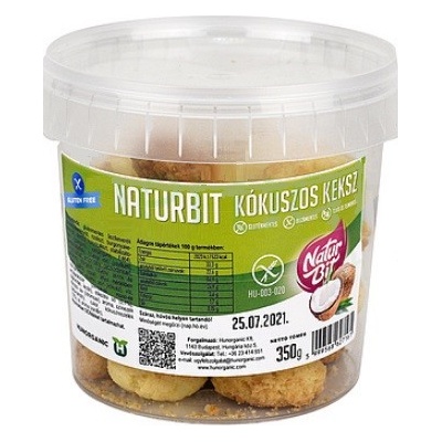 Naturbit Bezlepkové kokosové sušenky 350 g