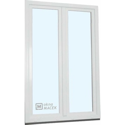 Kömmerling balkonové dveře 70 AD O+OS klapačka pravé bílá 120 x 210 cm jednostranná klika + madýlko + PVC rám