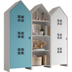 Vipack Отворен детски гардероб в бял исветлосин цвят 173x171, 5 cm CASAMI BRUGES - Vipack (CSCO3402)