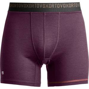 Ortovox Мъжко мериносово термобельо Ortovox 185 Rock'N'Wool Boxer Merino base layer - Dark Wild Berry (015-1347-1113)