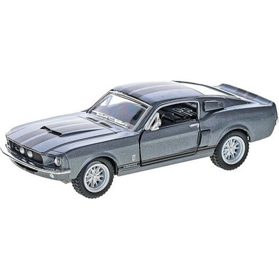 Kinsmart Auto 1967 Shelby GT-500 13cm 1:38 kov zpětný chod Barva: Šedá