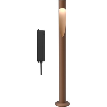 Louis Poulsen Градинска лампа Flindt LED 4000K с основа за монтаж и адаптер 69, 5 см кафява (5747402377)