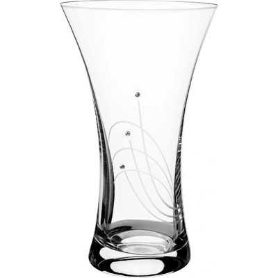 Bohemia Crystal Skleněná váza paprsky 5211 - 250 mm Swarovski, Preciosa – Zboží Dáma