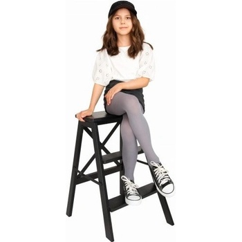 Dievčenské pančuchy Luisa bledošedá